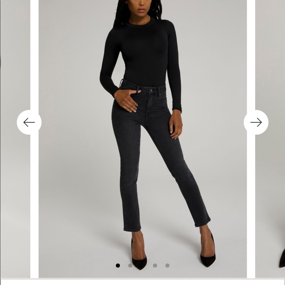 NWT Good American Good Classic Black Skinny Jeans Size 30 / 10